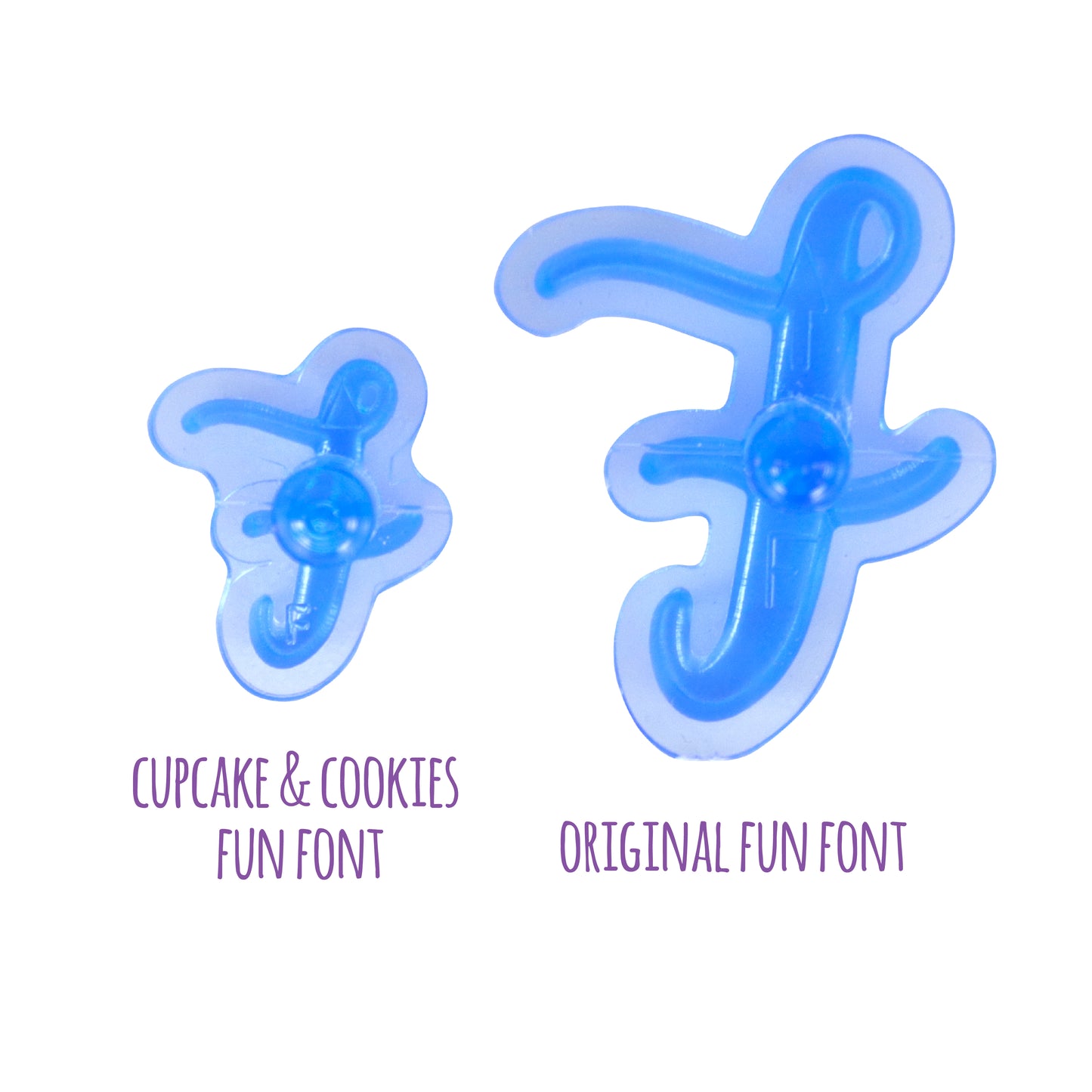 PME Fun Fonts – Cupcake & Cookie Stempel-Set – 66-teilig