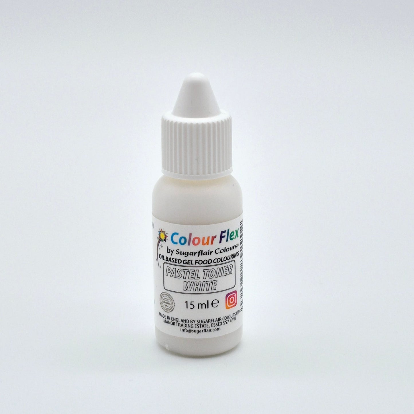 Sugarflair ColourFlex Pastel Toner White E171-frei