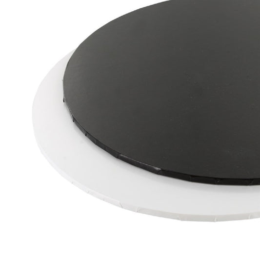 Culpitt Cake Board Schwarz Matt Extra Stabil Ø25cm