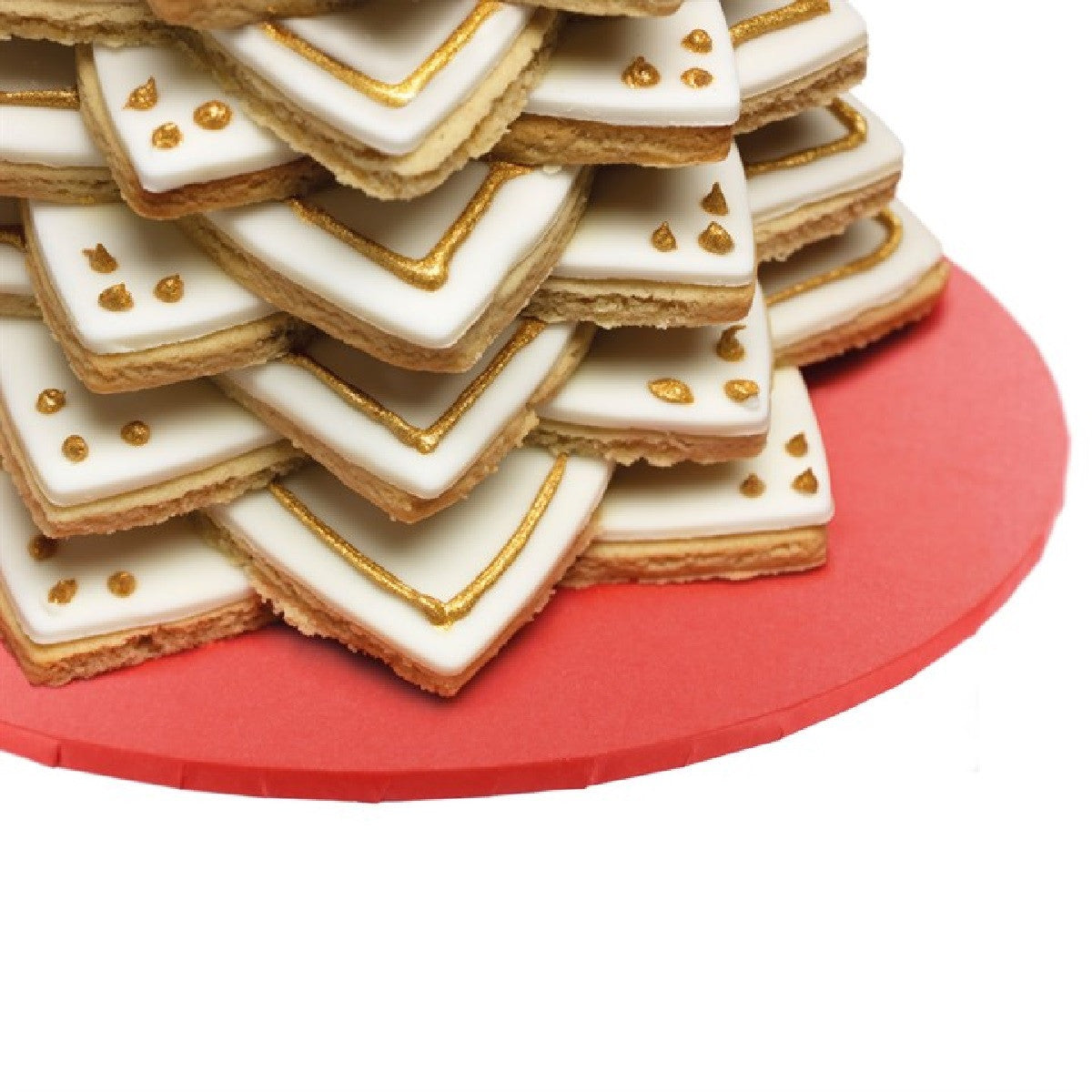 Culpitt Cake Board Rot Matt Extra Stabil Ø25cm