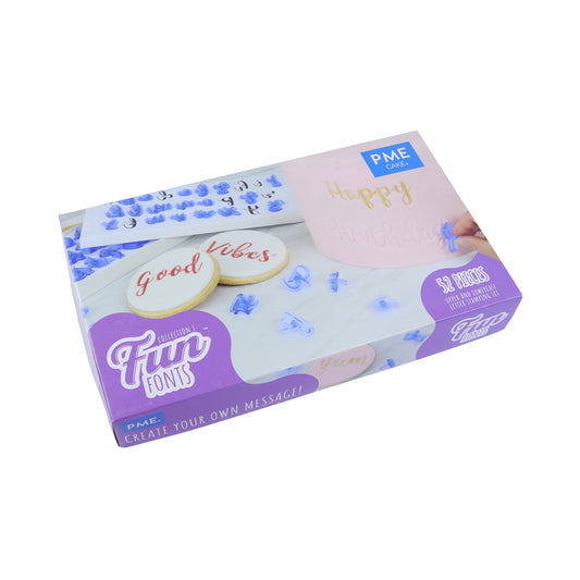PME Fun Fonts – Alphabet Stempel-Set Groß- & Kleinbuchstaben – Kollektion 1