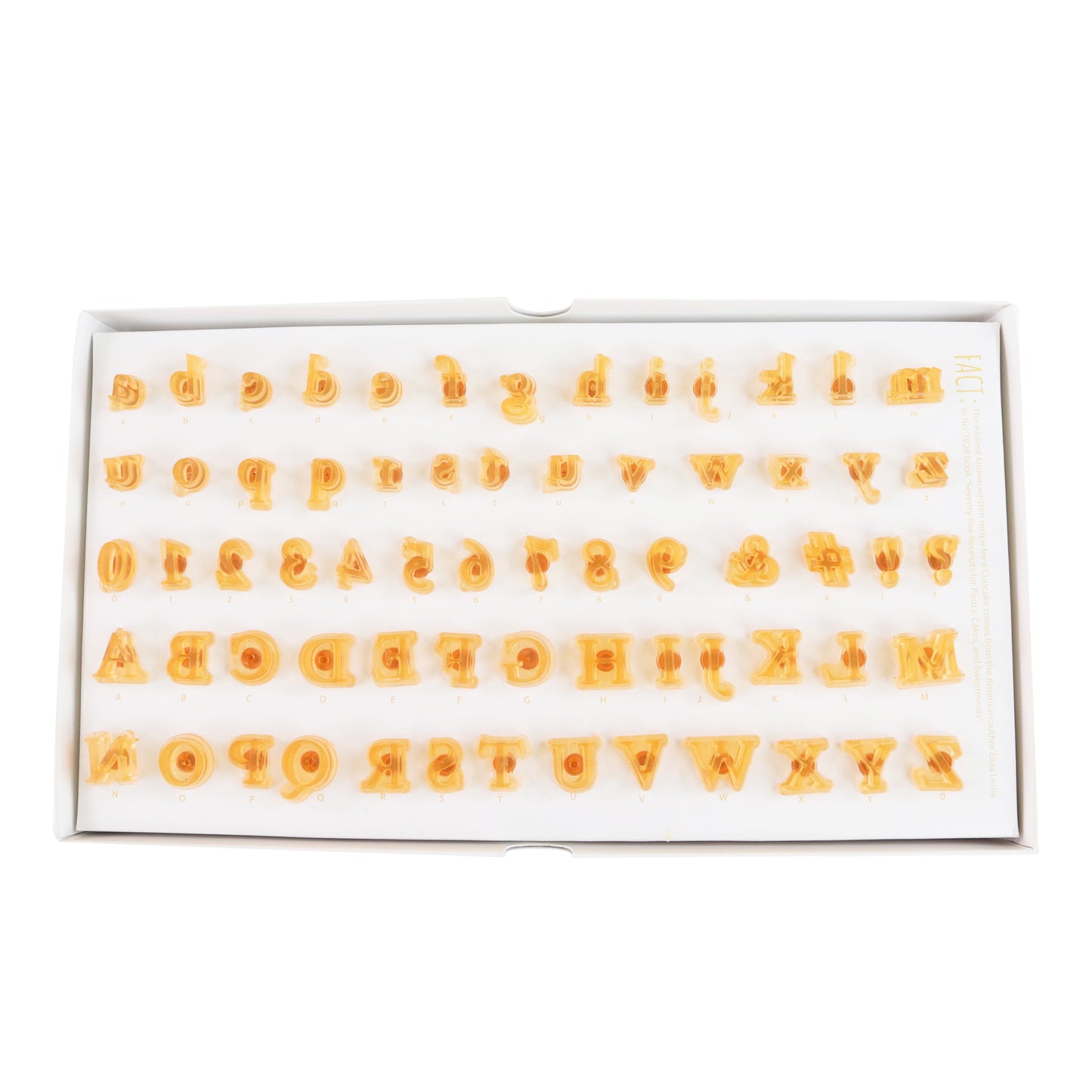 PME Fun Fonts – Cupcake & Cookie Stempel-Set – 66-teilig