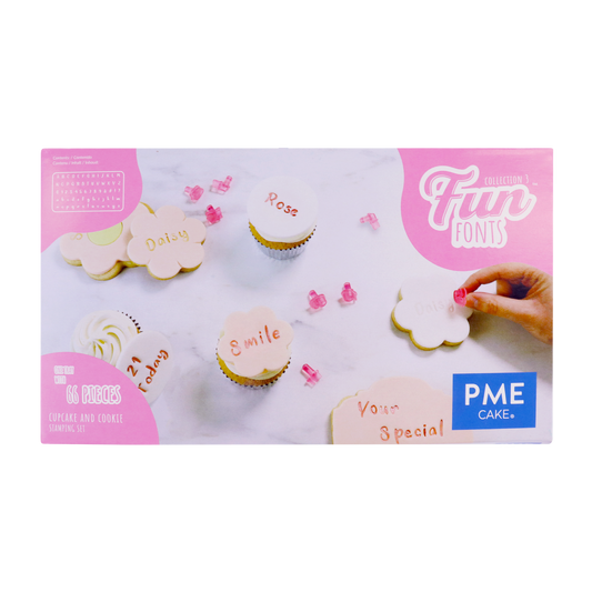PME Fun Fonts – Alphabet Stempel-Set Groß- & Kleinbuchstaben – Kollektion 3 (52-teilig) (Kopie)