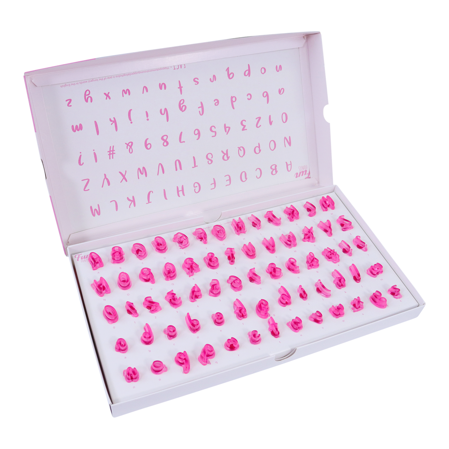 PME Fun Fonts – Alphabet Stempel-Set Groß- & Kleinbuchstaben – Kollektion 3 (52-teilig) (Kopie)