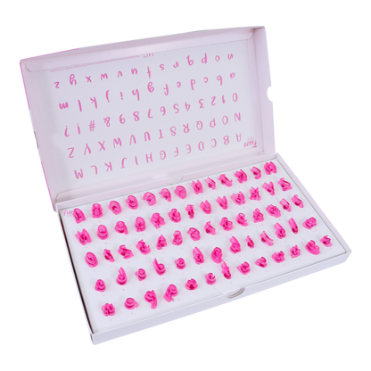 PME Fun Fonts – Alphabet Stempel-Set Groß- & Kleinbuchstaben – Kollektion 3 (52-teilig) (Kopie)