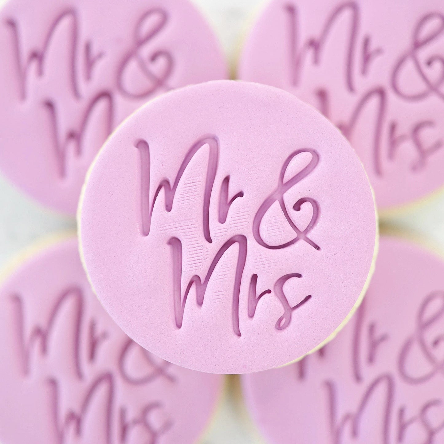Herr & Frau - Süßes Stempel Keks/Cupcake Prägestempel