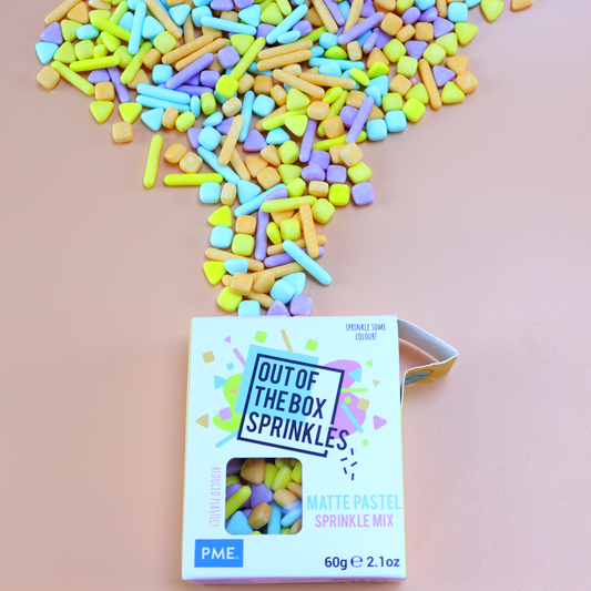 PME Out the Box Streuselmix – Matte Pastellfarben – 60 g