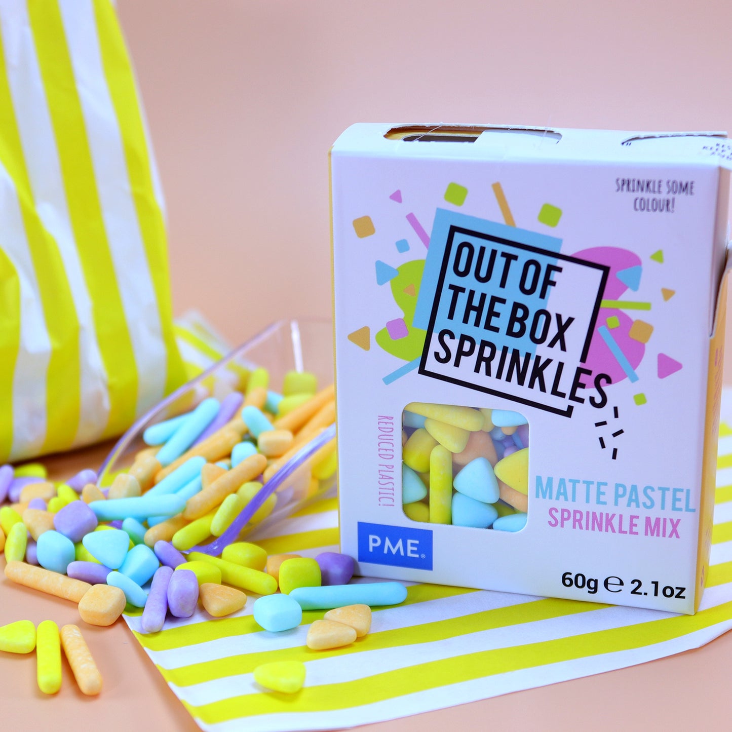 PME Out the Box Streuselmix – Matte Pastellfarben – 60 g