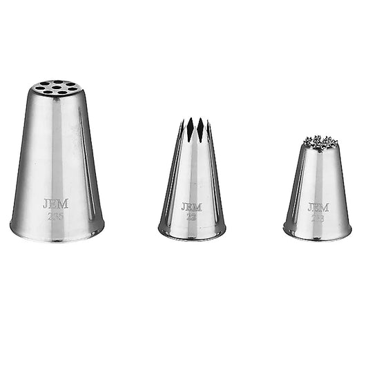JEM Spritztüllen-Set – Gras & Haare Kollektion – 3-teilig