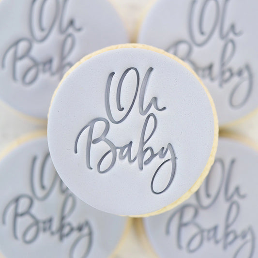 Oh Baby - Süßer Stempel Keks/Cupcake Prägestempel