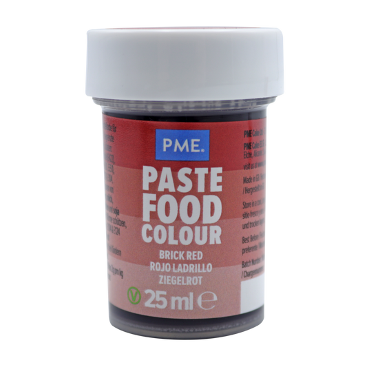 PME Backfarbe Paste – 25 g Ziegelrot