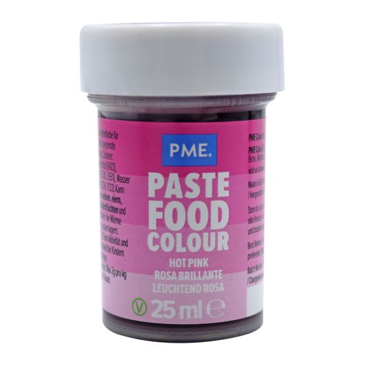 PME Backfarbe Paste – 25 g Knallrosa