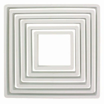 PME Classic Shapes Cutters - Quadrat (6-teiliges Set)
