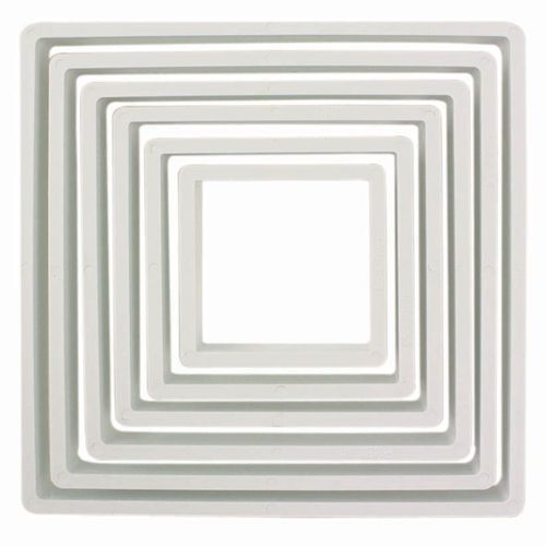 PME Classic Shapes Cutters - Quadrat (6-teiliges Set)