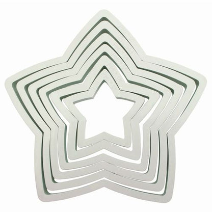 PME Classic Shapes Cutters - Stern (6-teiliges Set)