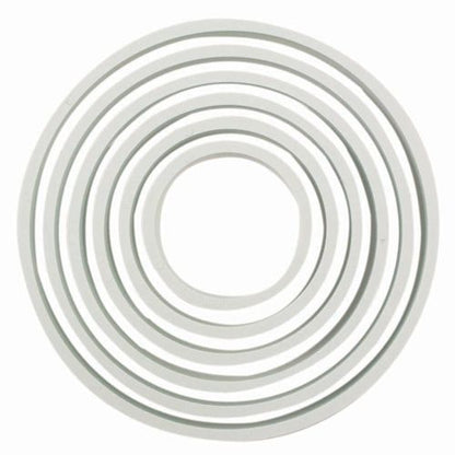 PME Classic Shapes Cutters - Rund (6-teiliges Set)