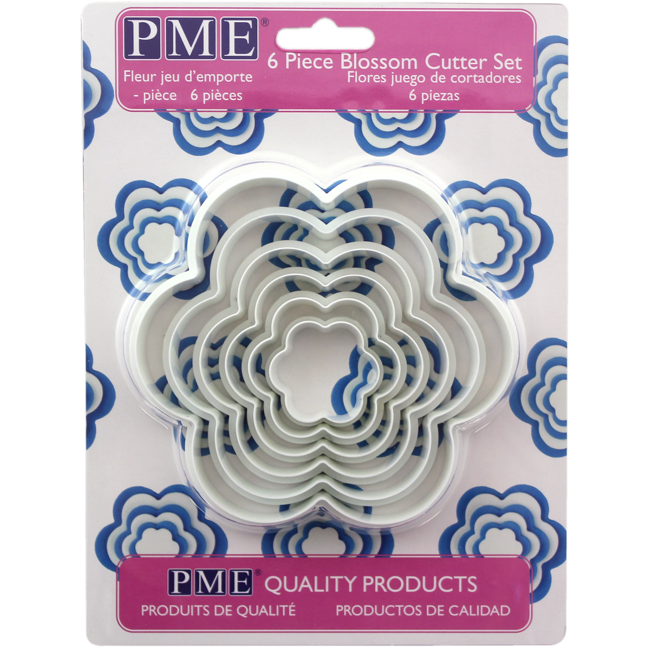 PME Classic Shapes Cutters – Blume (6-teiliges Set)