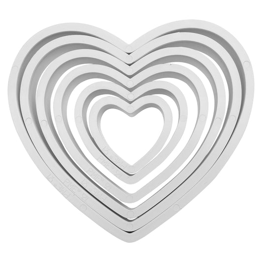 PME Classic Shapes Cutters – Herz (6-teiliges Set)