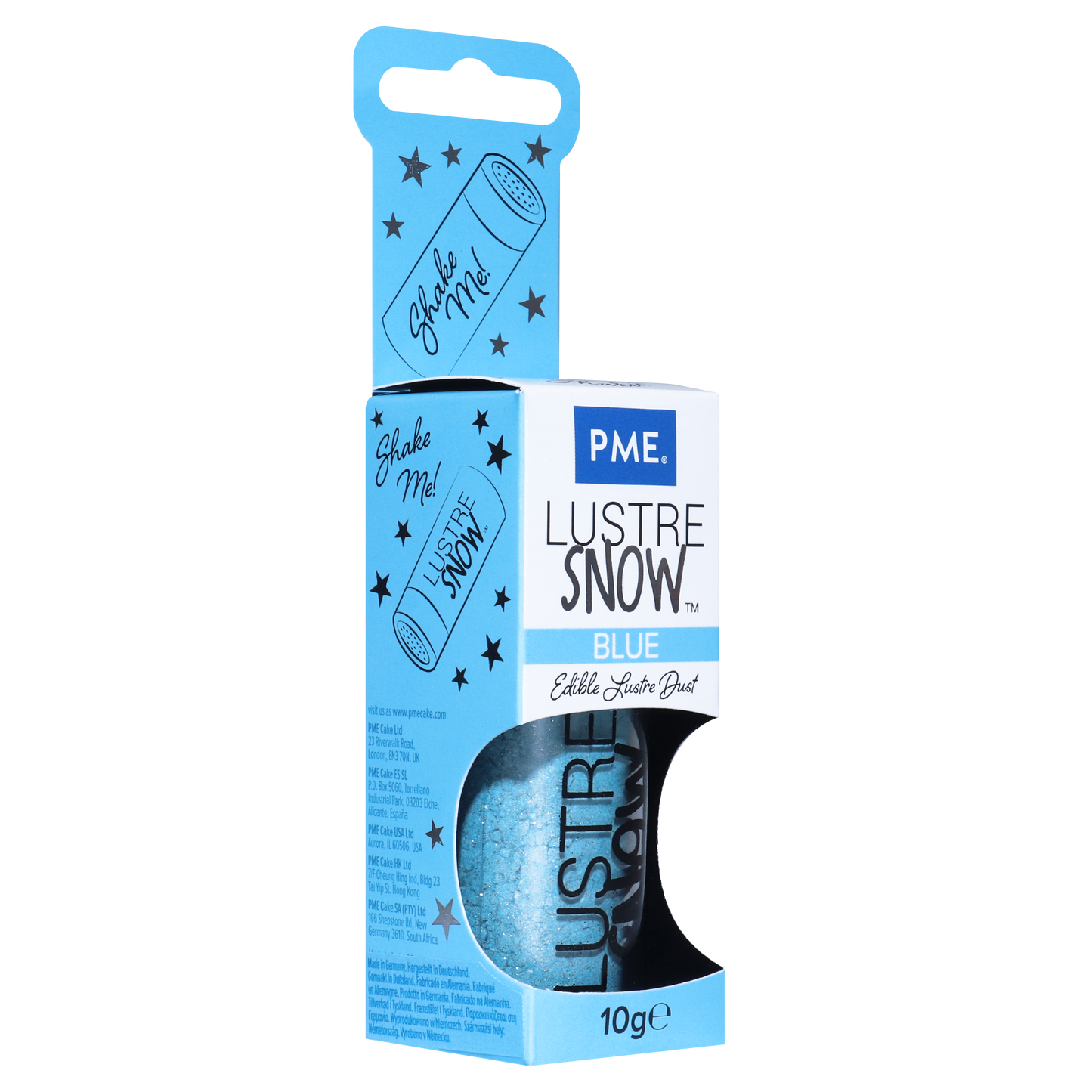 PME Essbarer Glitzerstaub – 10 g Blau