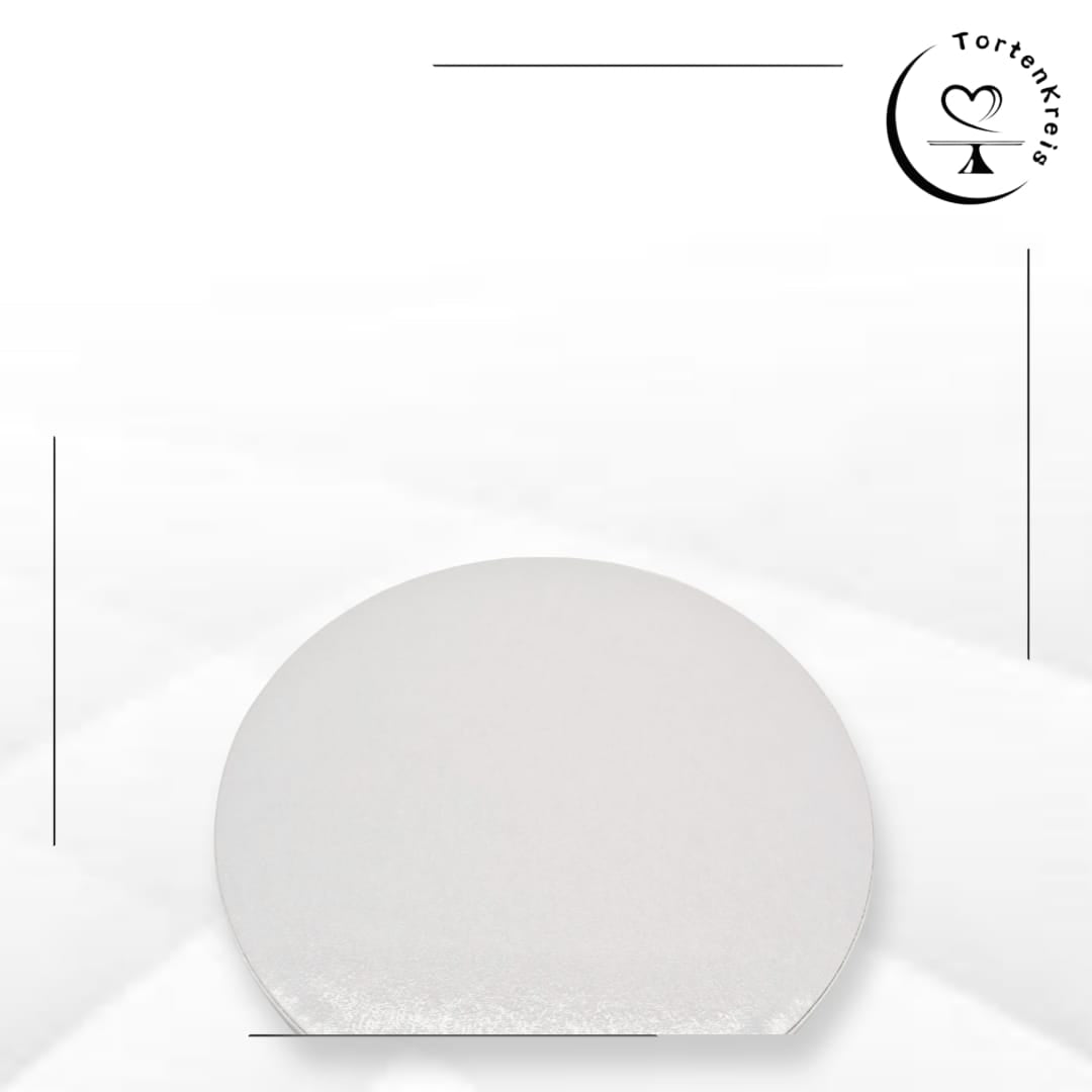 Runde Tortenunterlage – „Excellent“-Qualität – Weiß – 30 cm Ø, 1,2 cm stark