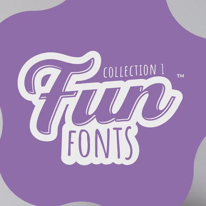 PME Fun Fonts – Alphabet Stempel-Set Groß- & Kleinbuchstaben – Kollektion 1