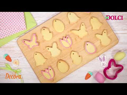 Zuckerdekoration Karotte und Ei 6tlg. 5cm